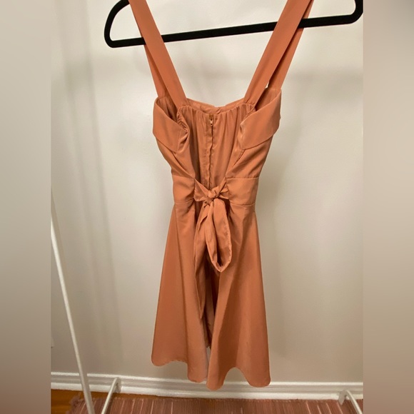 Satin Mini Dress - Picture 4 of 5